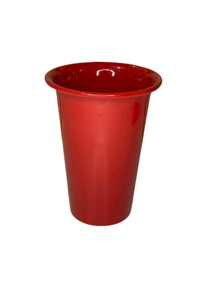 VASO FLORIPA M VERMELHO LISO 140030