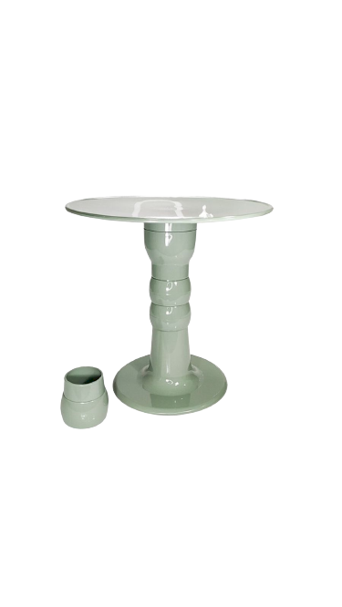 BOLEIRA COLONIAL LISA 22CM VERDE EUCALIPTO BCLP023 303094