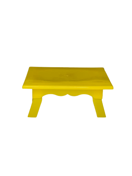 MESINHA DECORATIVA PARA DOCES 13X19CM AMARELO 109171