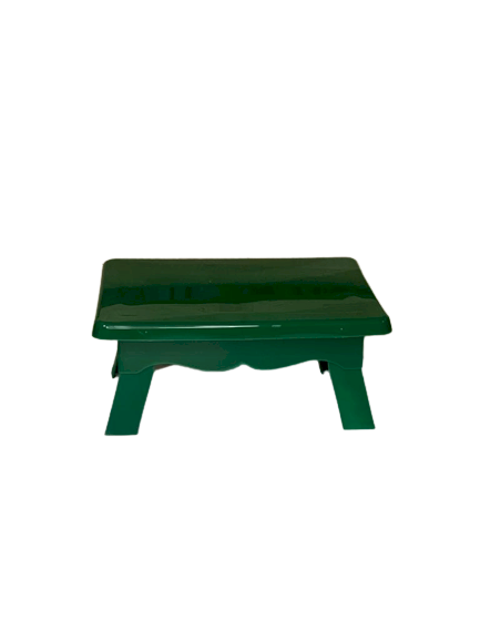MESA PARA DOCES PEQUENA VERDE OLIVA MILITAR 13X19CM 126840