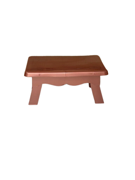 MESA PARA DOCES PEQUENA ROSE GOLD 13X19CM 125324