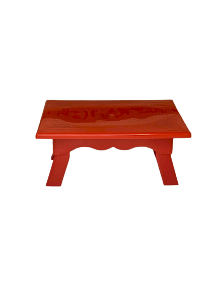 MESINHA DECORATIVA PARA DOCES 13X19CM VERMELHO 109195