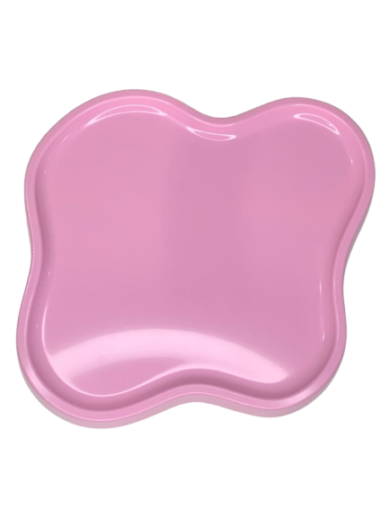 BANDEJA ORGANICA MODELO 4  23X26CM ROSA CANDY 127830