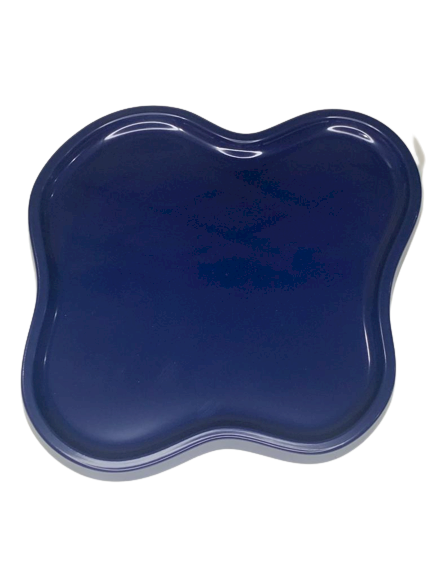 BANDEJA ORGANICA MODELO 4  23X26CM AZUL PETROLEO 127861