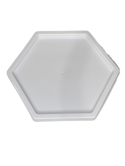 BANDEJA SEXTAVADA 24X20CM BRANCA 109676