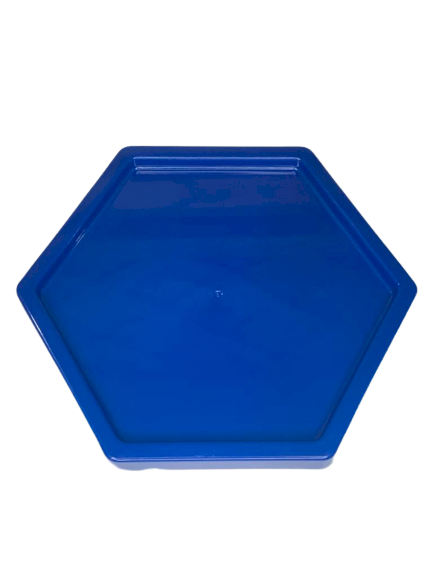 BANDEJA SEXTAVADA 24X20CM AZUL ESCURA 109669