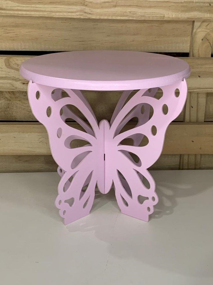 BOLEIRA BORBOLETAS ROSA 973769