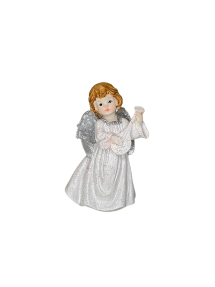 RESINA ANJO ASA PRATA 10X15CM 401481