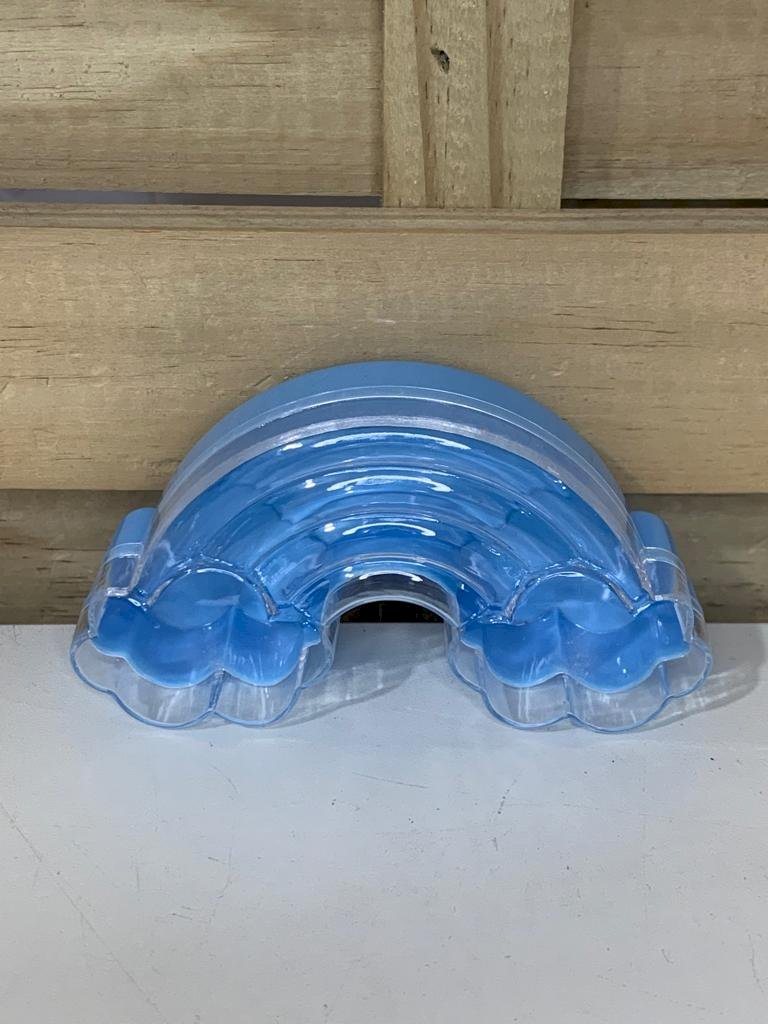 ENFEITE PLASTICO ARCO IRIS AZUL CP0208 527157
