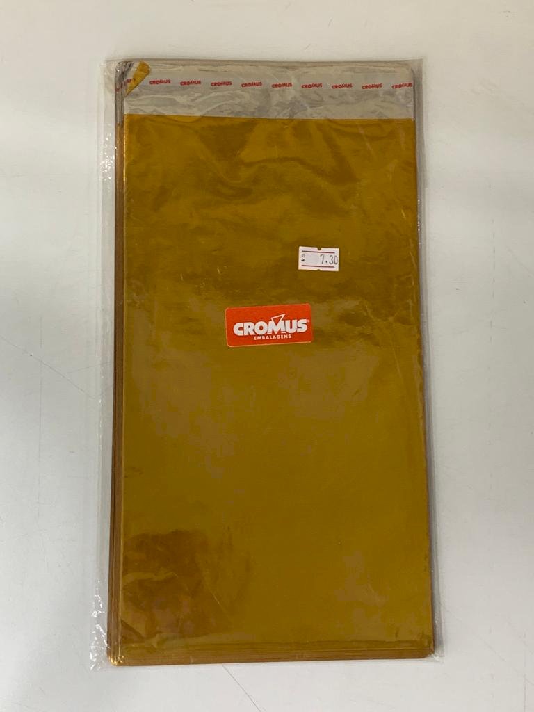SACO METAL 15X27+3 ABA METALCOR DOURADO C/50 99003611