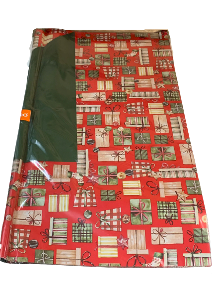 POLI DUPLA FACE PRESENTES DO NOEL 68CMX65CM 25FLS 33547 - NATAL