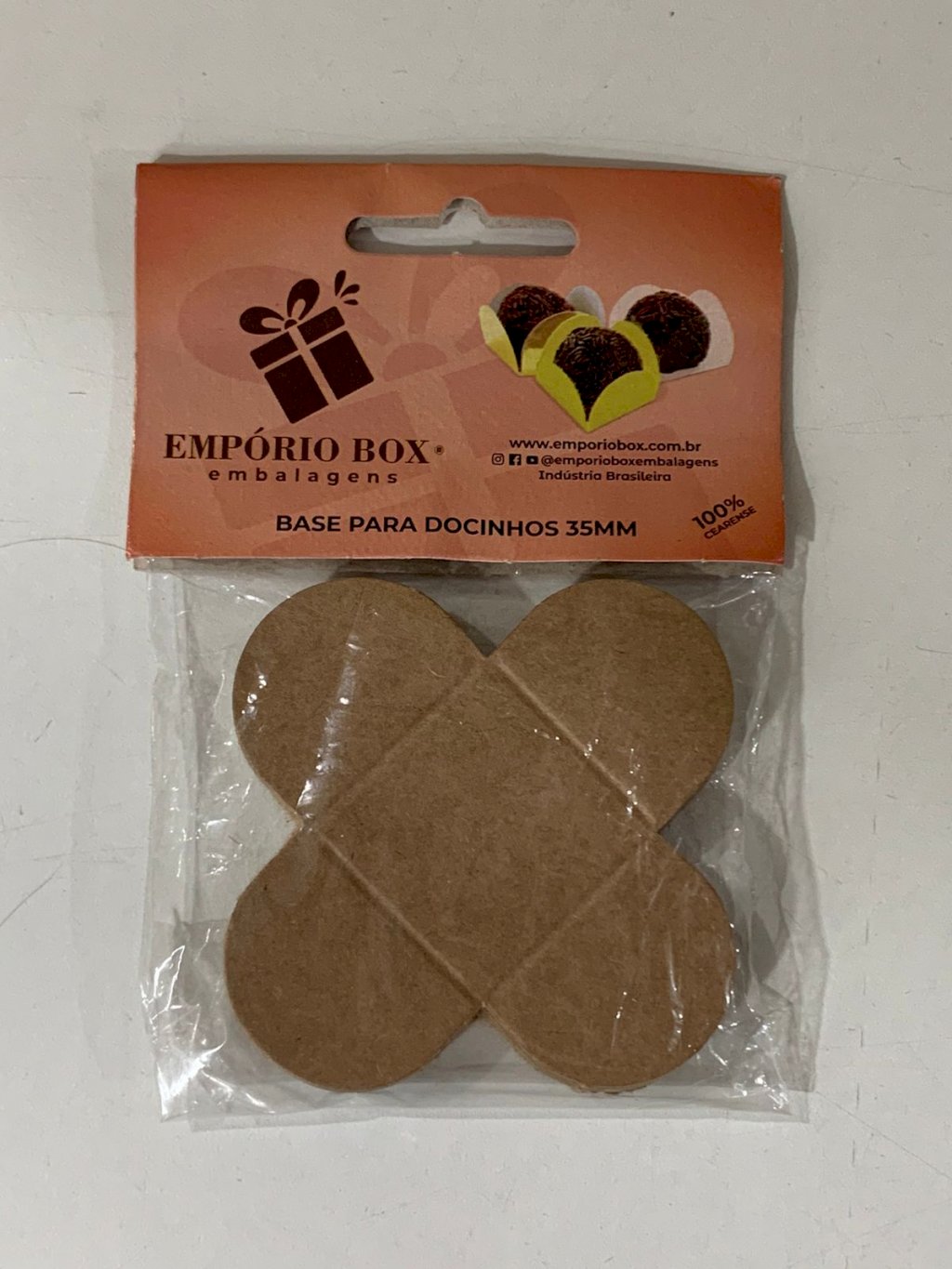 BASE DOCINHO KRAFT DESMONTADA C/50 001160