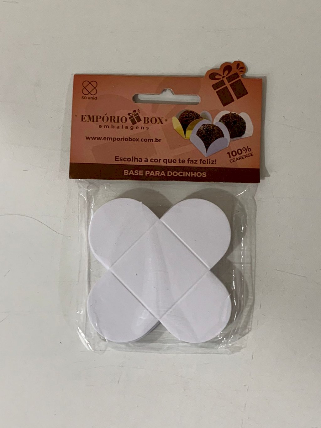 BASE PARA DOCINHO PCT/50 BRANCO DESMONTADA 123138