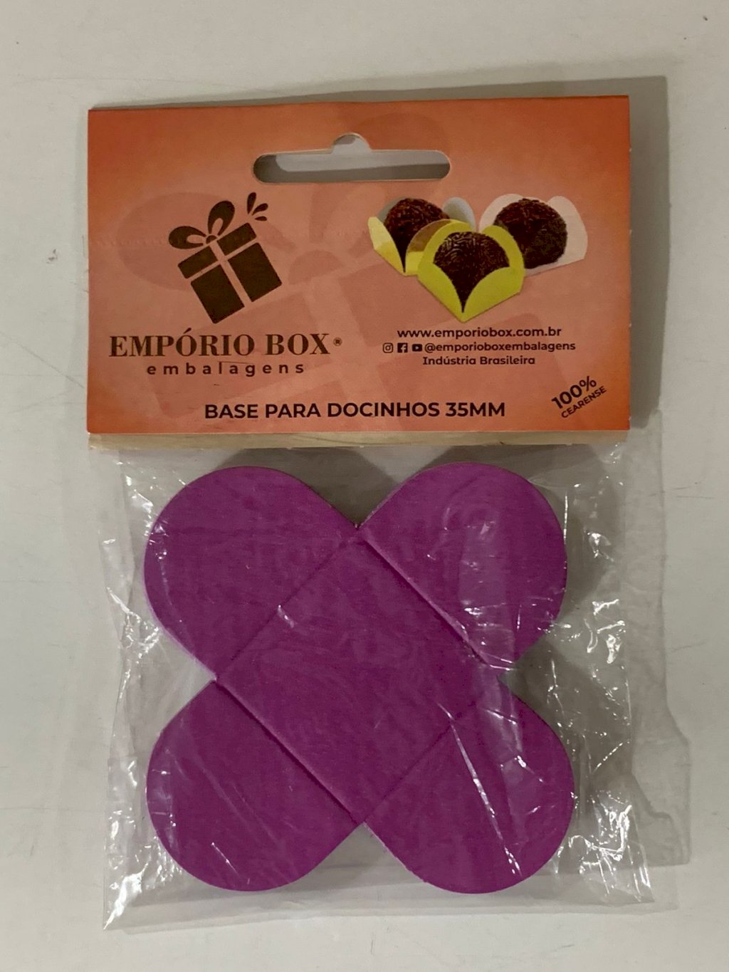 BASE DOCINHO ROXO MEDIO DESMONTADA C/50 420228
