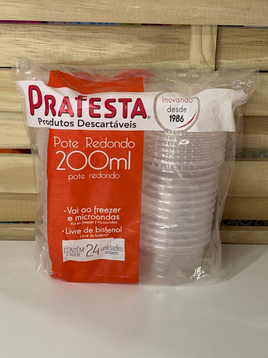 POTE RED 200ML C/TAMPA C/24 082628
