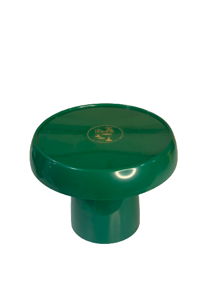 BOLEIRA COGUMELO PE185MM TAMPO210MM VERDE FOLHA 042428 - SO BOLEIRAS