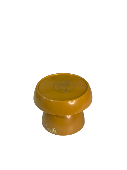 BOLEIRA COGUMELO PE120MM TAMPO130MM MOSTARDA 041438 - SO BOLEIRAS
