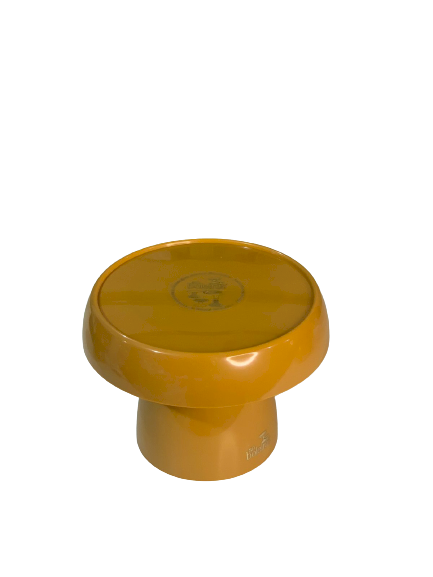 BOLEIRA COGUMELO PE150MM TAMPO170MM MOSTARDA 041872 - SO BOLEIRAS