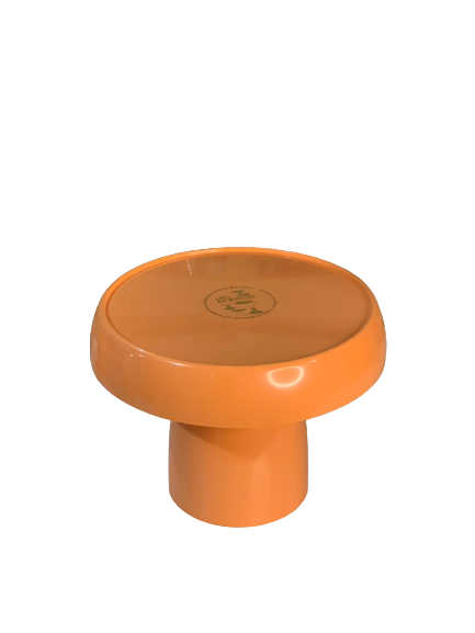 BOLEIRA COGUMELO PE185MM TAMPO210MM PAPAYA 042176 - SO BOLEIRAS