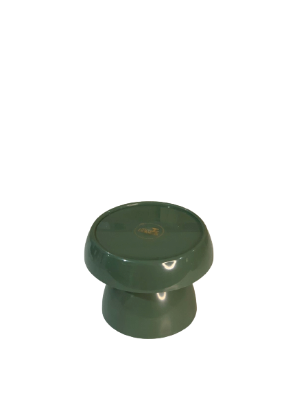 BOLEIRA COGUMELO PE120MM TAMPO130MM VERDE MUSGO 041537 - SO BOLEIRAS
