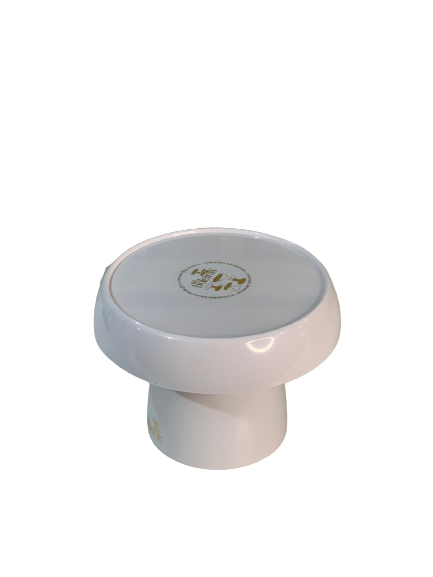 BOLEIRA COGUMELO PE150MM TAMPO170MM OFF WHITE 041957 - SO BOLEIRAS