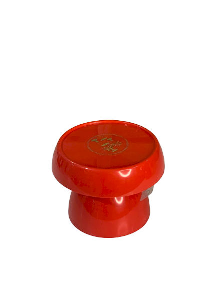 BOLEIRA COGUMELO PE120MM TAMPO130MM VERMELHO 041377 - SO BOLEIRAS