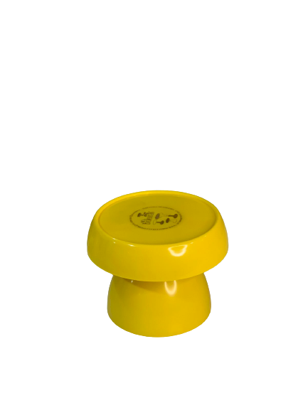 BOLEIRA COGUMELO PE120MM TAMPO130MM AMARELO 041193 - SO BOLEIRAS