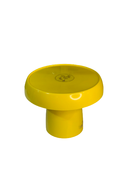 BOLEIRA COGUMELO PE185MM TAMPO210MM AMARELO 042077 - SO BOLEIRAS