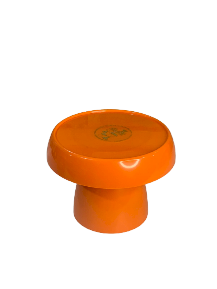 BOLEIRA COGUMELO PE150MM TAMPO170MM LARANJA 041704 - SO BOLEIRAS