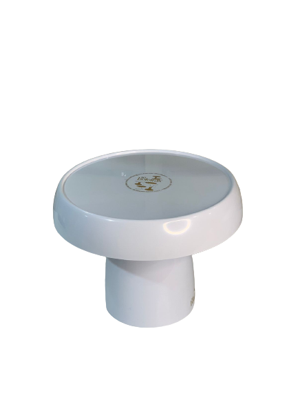 BOLEIRA COGUMELO PE185MM TAMPO210MM BRANCO 042114 - SO BOLEIRAS