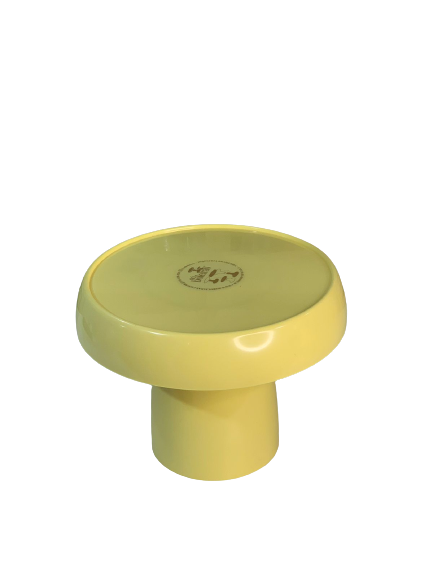 BOLEIRA COGUMELO PE185MM TAMPO210MM AMARELO BUTTER 042138 - SO BOLEIRAS
