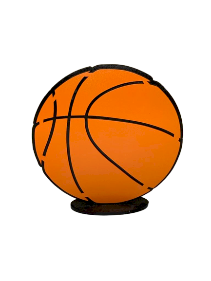 BOLA DE BASQUETE 22CM MDF COLOR 584372