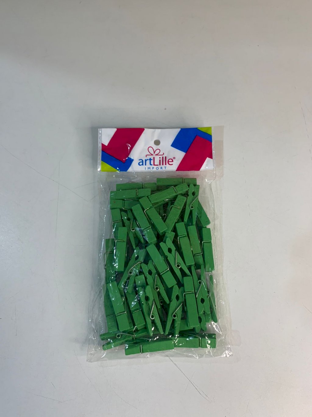 MINI PREGADOR 3,5CM C/50 VERDE 514720
