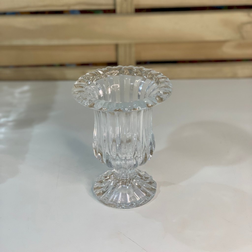 VASO C/PE DE VIDRO SODOCALCICO RENAISSANC 14,5X11,5CM 043700