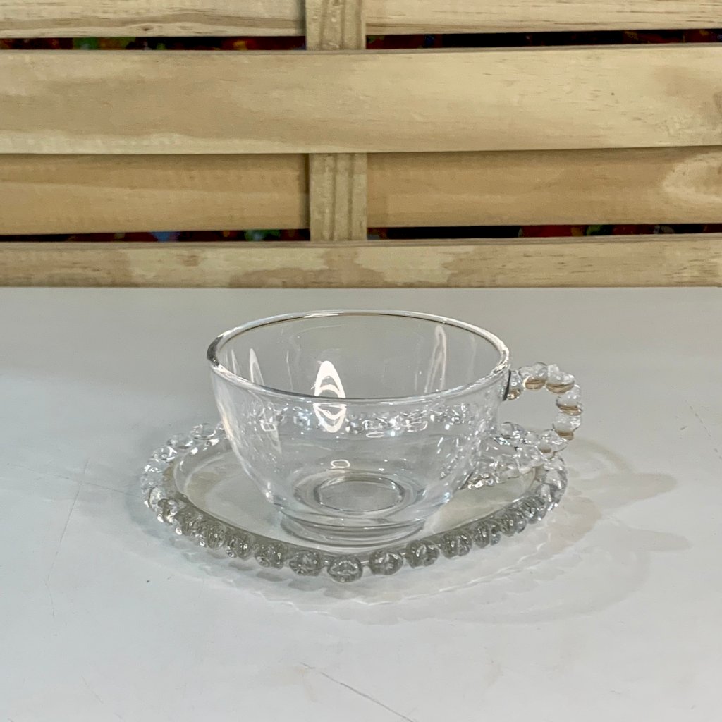 XICARA P/CHA C/PIRES DE CRISTAL DE CHUMBO CORACAO 170ML 016797