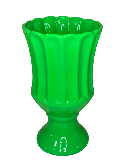 VASO LITORAL II VERDE NEON 31CM 554757 CL451