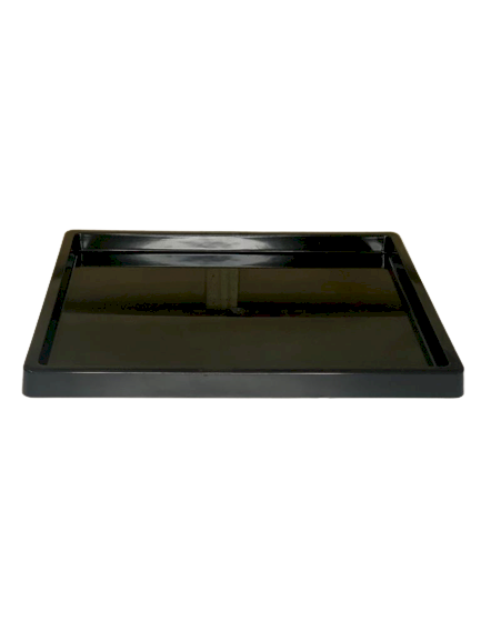 BANDEJA RETANGULAR 30X25 PRETA 911314 1336