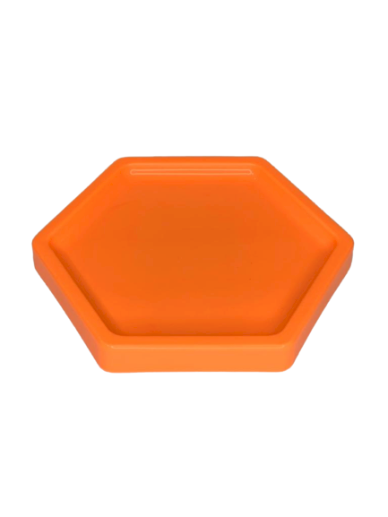 BANDEJA SEXTAVADA BD-S 180MM LARANJA NEON 009988 - SO BOLEIRAS