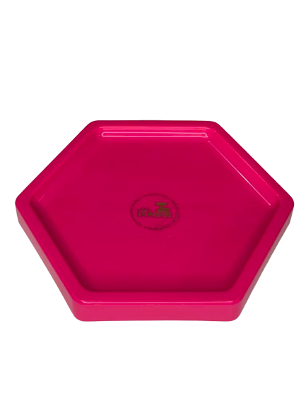 BANDEJA SEXTAVADA BD-S 180MM PINK 031033 - SO BOLEIRAS