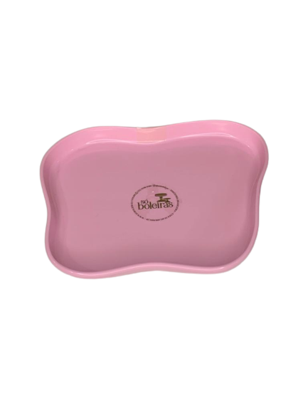 BANDEJA ORGANICA BD-O 180 ROSA BB 044668 - SO BOLEIRAS