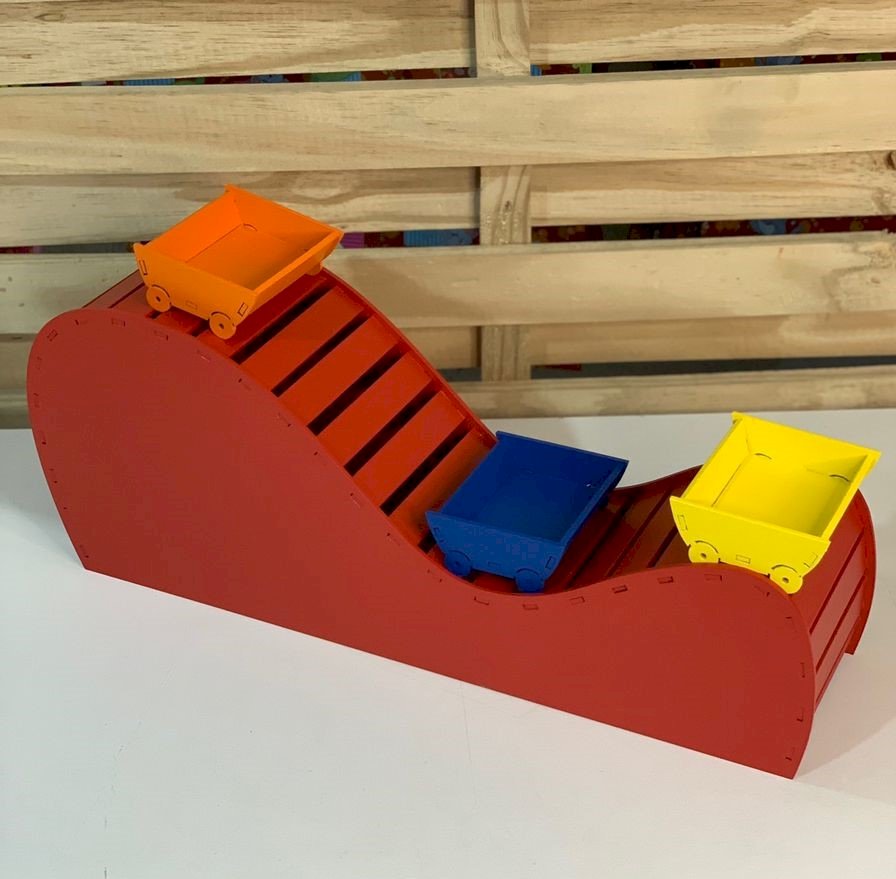 MONTANHA RUSSA MDF 40CM COLOR 482944