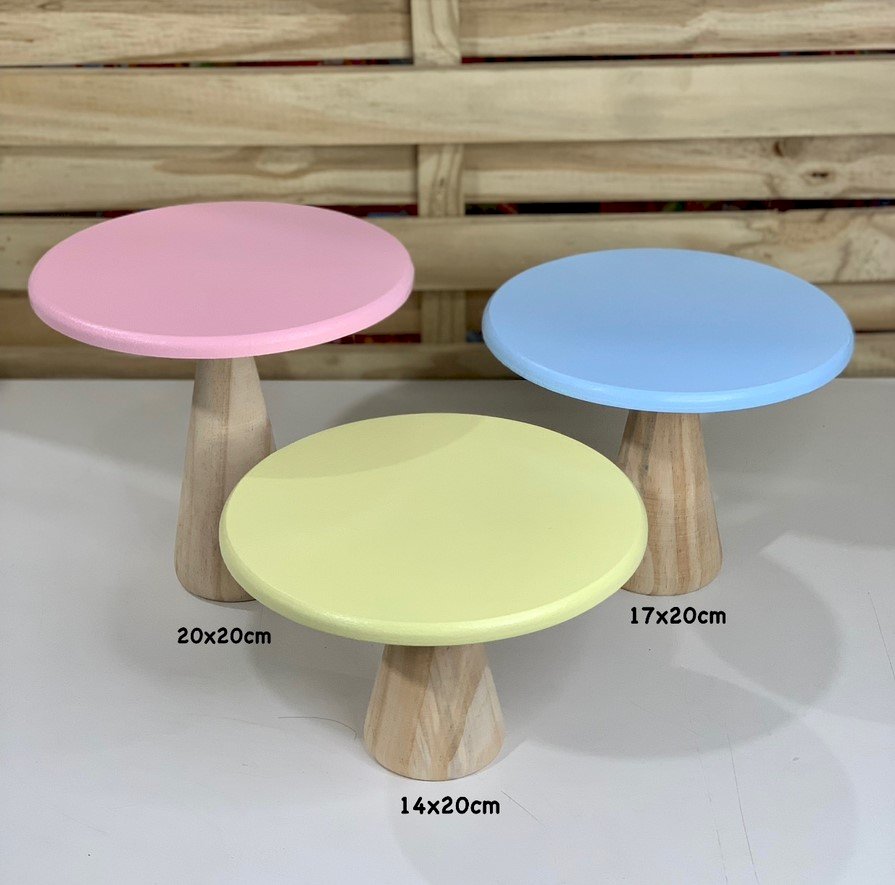 TRIO DE BOLEIRAS CONICAS PINTADAS 14X20/17X20/20X20CM 577602