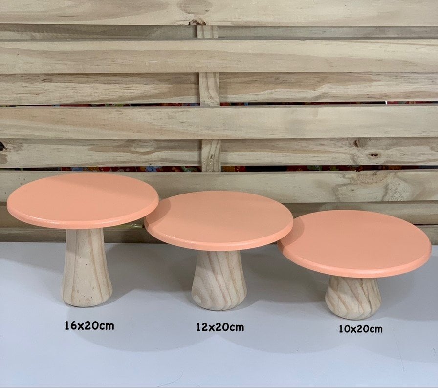 TRIO DE BOLEIRA COGUMELO LARANJA BB 722090
