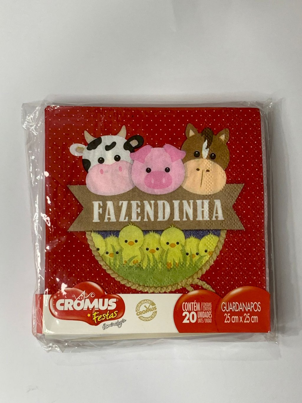 GUARDANAPO FAZENDINHA 25X25 C/20 29000527
