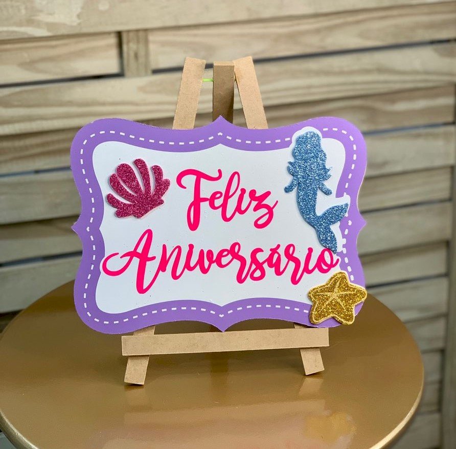 LOUSA PROVENCAL FELIZ ANIVERSARIO SEREIA 28X24CM 320680