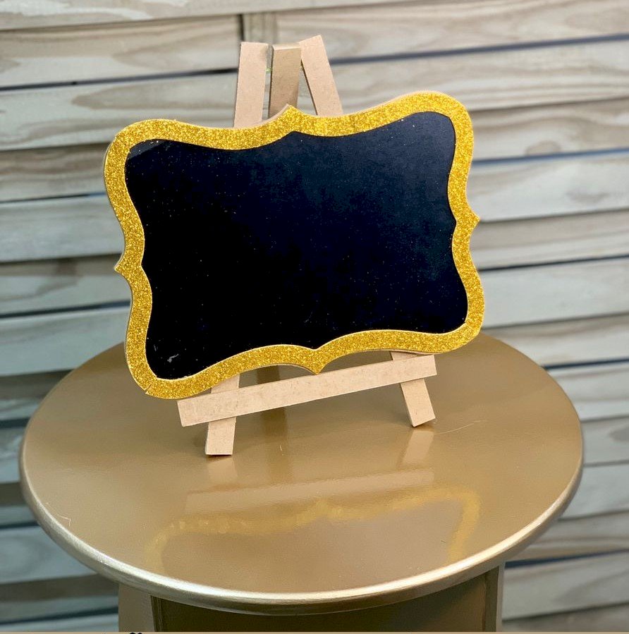 LOUSA PROVENCAL GLITTER 28X24CM DOURADO DC0039 320758