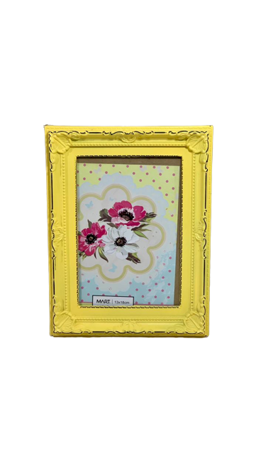 PORTA RETRATO AMARELO CANDY 13X18 5009 650097