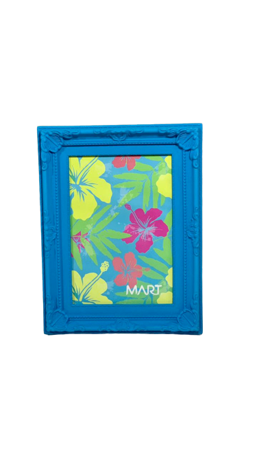 5537 PORTA RETRATO AZUL NEON 13X18 655375