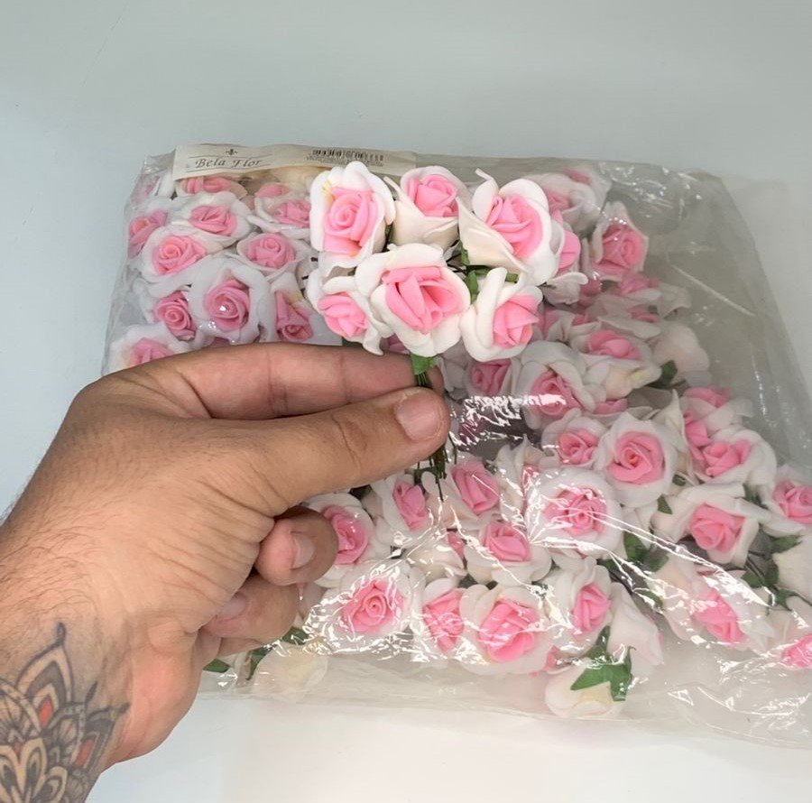 BQ MINI ROSA X12 EVA C144 ROSINHAS BF2288RS 619666