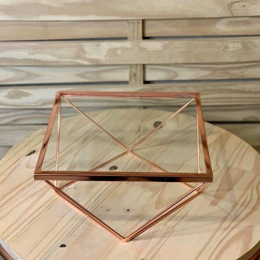PORTA DOCE DIAMANTE QUADRADO G 25X25X12CM 45041 827860